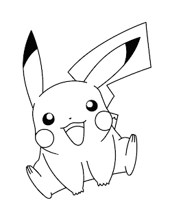 pikachu ausmalbild