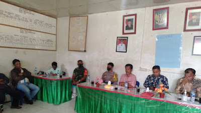 TNI di Pangururan Ikuti Rapat Penyusunan RKPDes Pardomuan Nauli