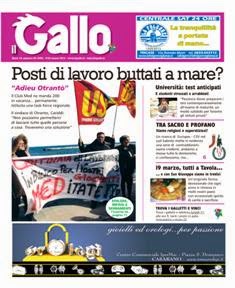 Il Gallo (Edizione Sud Salento) 505/SS (2013-05) - 9 Marzo 2013 | TRUE PDF | Quindicinale | Informazione Locale | Politica | Società | Sport
Informazione, News, Cronaca, Attualità, Sport, Convegni, Mostre, Cinema di Lecce e del Salento.