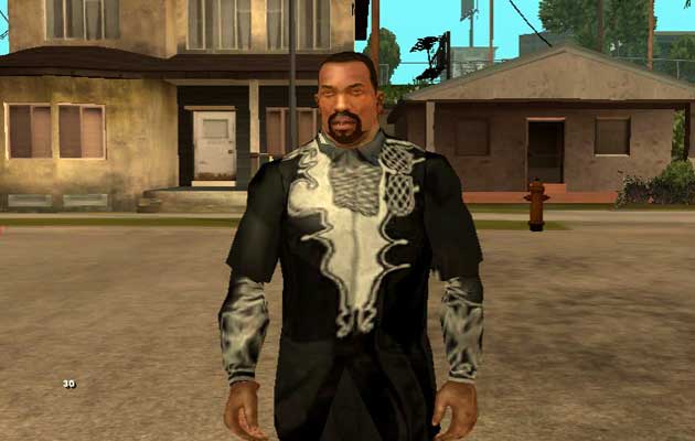  Mod ini yaitu baju yang digunakan oleh pemain drama black panther yaitu  chadwick boseman Baju Black Panther Mod GTA SA ANDROID