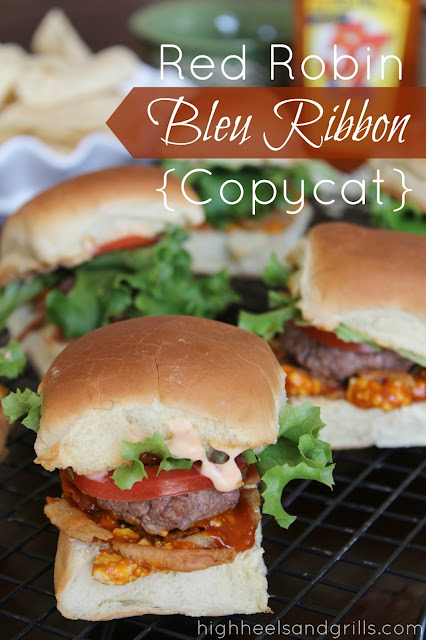 Red Robin Blue Ribbon Burger {Copycat Recipe} and 12 other gourmet burgers - These are not your daddy's plain old burger
