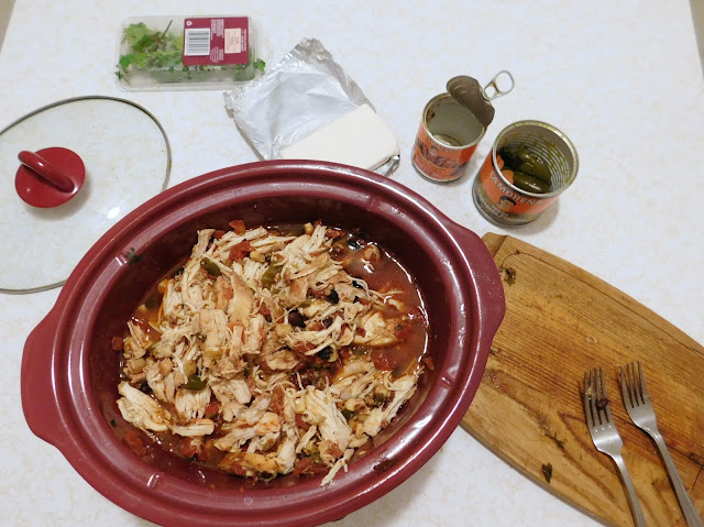 Easy, Creamy Jalapeno Slow Cooker Pulled Chicken 