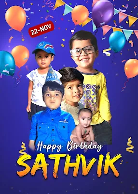 Happy Birthday Sathvik Mukkani | Mukkani Brothers