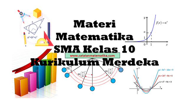 Materi Matematika Kelas X (Fase E) Kurikulum Merdeka