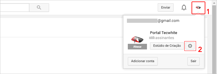 Configurações Youtube Id do canal