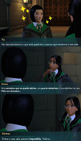 Hogwarts Mystery fotonovela puerta misteriosa