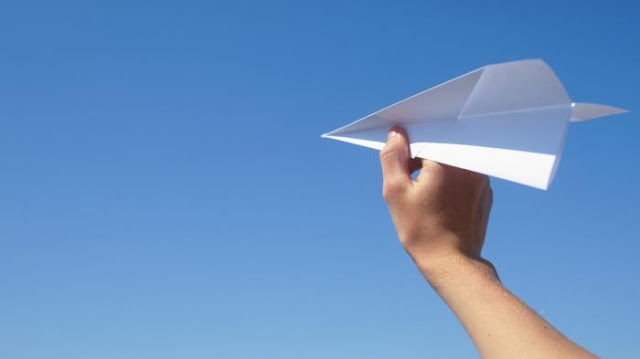 cara bikin pesawat dari kertas