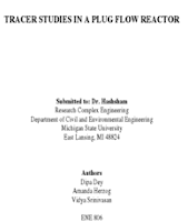 Trace studies in a PFR