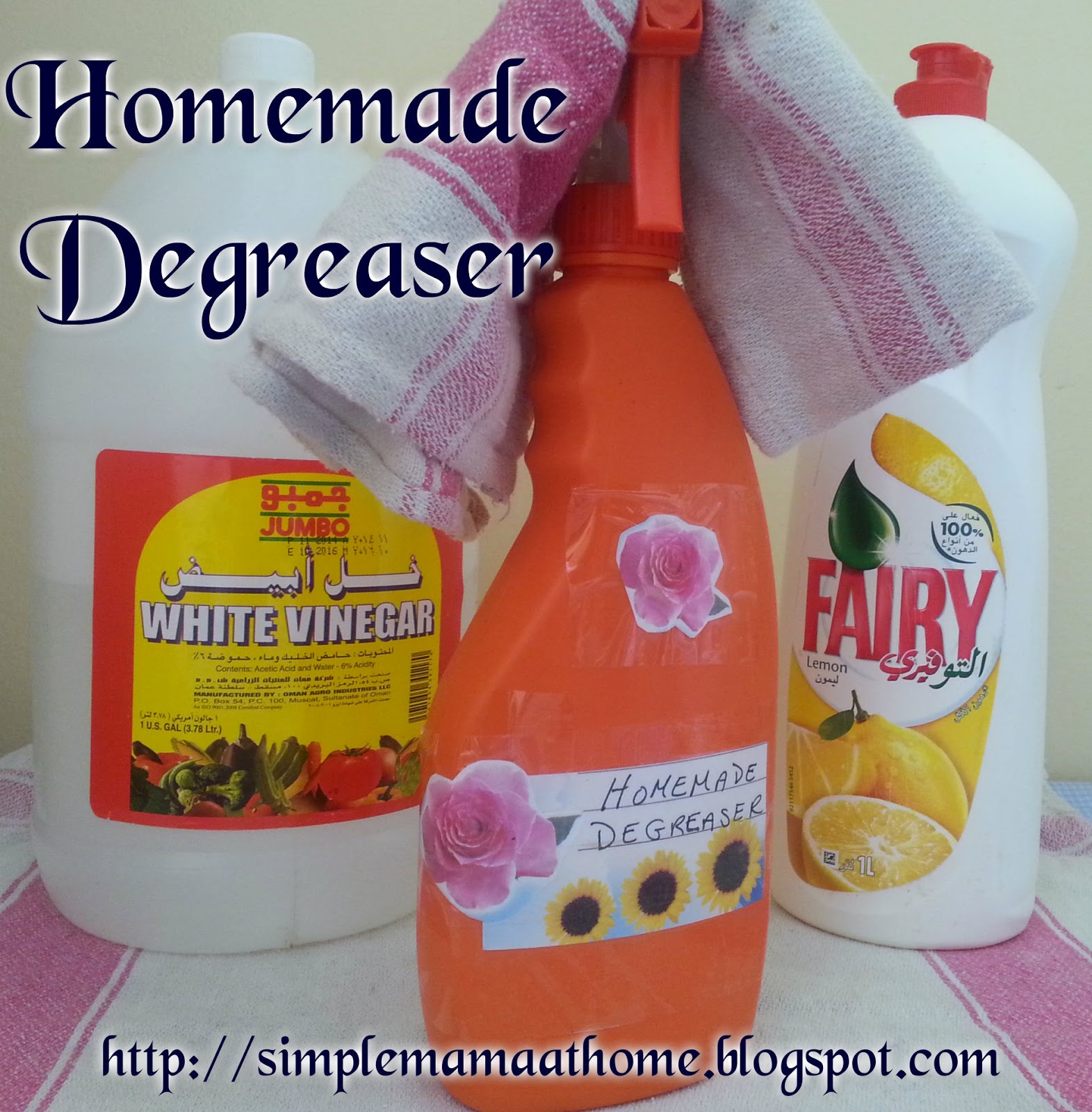 Homemade Degreaser