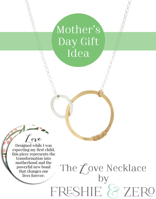 freshie & zero original love necklace mother's day gift idea