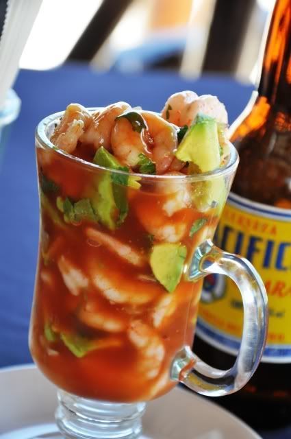 Mexican Shrimp Cocktail!!! this is by far the most AMAZING thing ive ever had to eat!!!