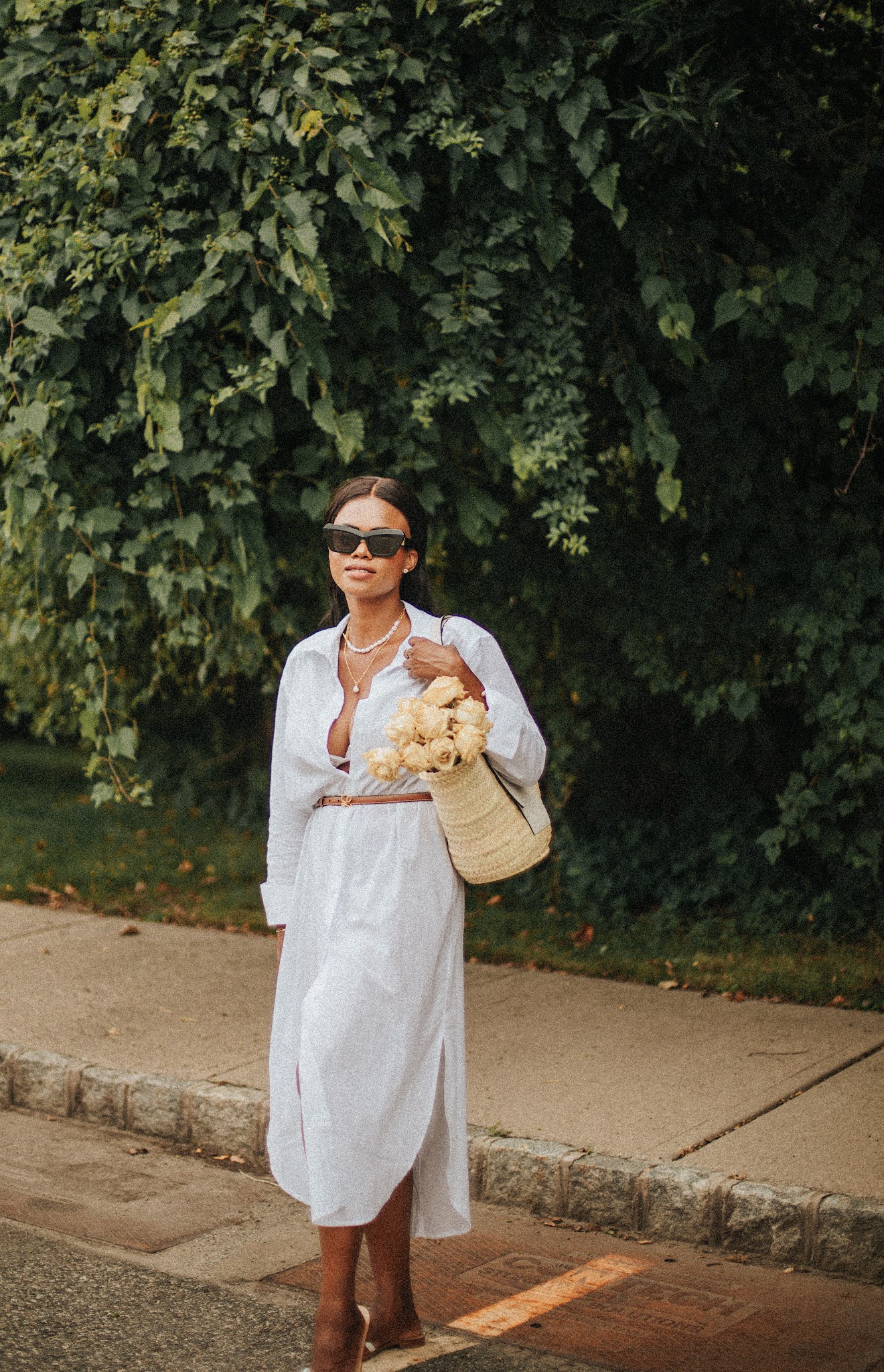 How to style a White Shirt Dress