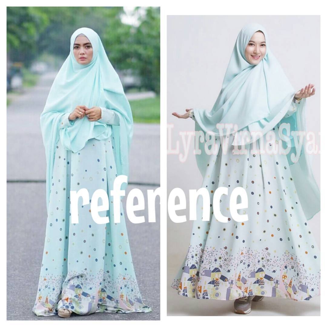 Pusat Grosir Hijab Gamis Terbaru: Ready Stock Lyra Virna 