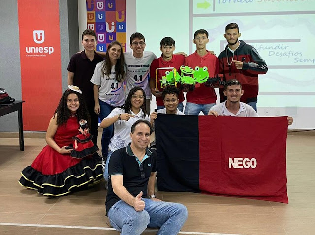 Alunos da rede estadual passam para etapa nacional do Torneio Juvenil de Robótica e vão representar a Paraíba em São Paulo