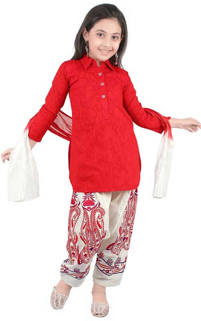 Little princess girls shalwar kameez dresses 2016 in Pakistan