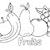Coloring Pages for Kids Fruits and Vegetables