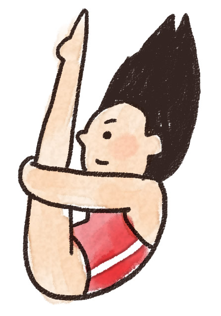 飛び込み選手のイラスト ゆるかわいい無料イラスト素材集