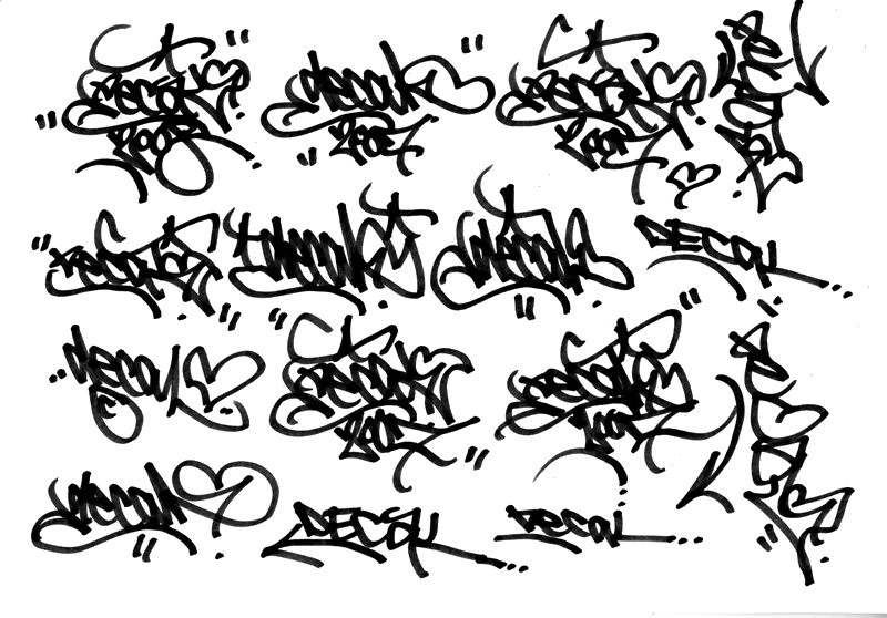 graffiti letters