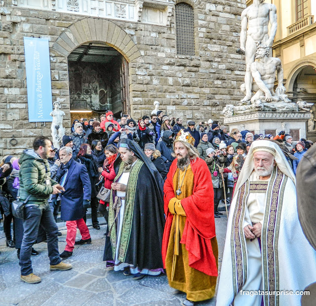 Festa de Reis em Florença, Itália