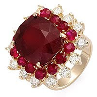 Synthetic and imitation rubies