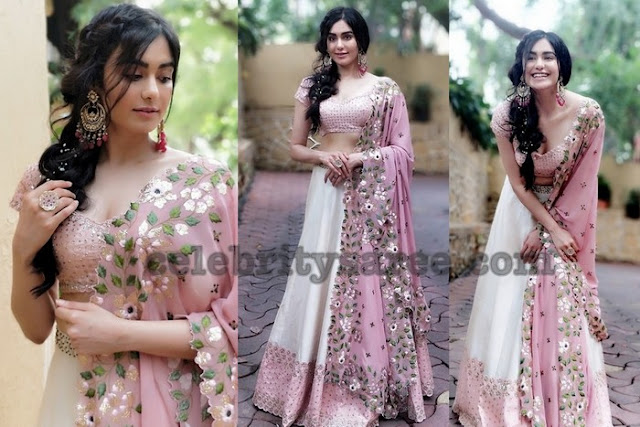 Adah Sharma Floral Lehenga