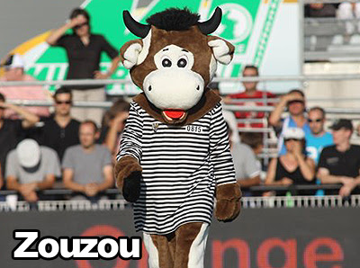 Mascotte rugby CA Brive