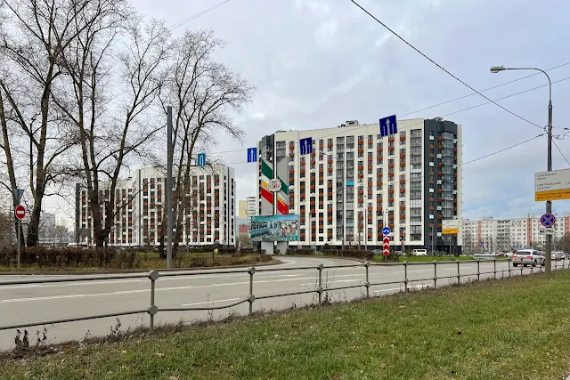 Зеленоград, Старокрюковский проезд, Солнечная аллея, жилые дома 2022 года постройки