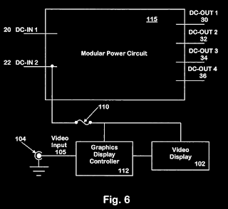 US Patent 7338330 - Vehicle power system with integrated graphics display