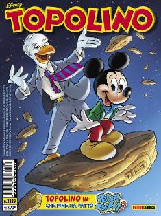 Topolino 3289 - 5 Dicembre 2018 | ISSN 1120-611X | CBR 215 dpi | Settimanale | Fumetti Classici | Universo Disney
Numero volumi : IN CORSO
Topolino apparve in Italia il 30 marzo 1930, quando sul n.13 del settimanale torinese Illustrazione del Popolo, diretto da Lorenzo Gigli, fu pubblicata la prima striscia disegnata da Ub Iwerks e intitolata Le avventure di Topolino nella giungla. Due anni dopo si ha il primo libro illustrato italiano con le sue immagini: Sua Altezza Reale il Principe Codarello e, poco più tardi, il 31 dicembre 1932, esce il primo numero di Topolino in formato giornale, edito da Nerbini.
Sulla falsariga del celebre Corriere dei Piccoli, anche Topolino si presentava ai lettori con periodicità settimanale e si apriva con una breve storia in cui le didascalie sono scritte in rima e realizzata da Giove Toppi, che divenne quindi il primo autore Disney italiano. Sul settimanale della Nerbini, comunque, trovano spazio soprattutto le strisce e le tavole realizzate da Floyd Gottfredson. In queste storie vengono anche introdotte delle didascalie in rima, scritte dal primo direttore della rivista, Paolo Lorenzini (detto Collodi Nipote in quanto nipote di Carlo Collodi), e viene anche assegnato il nome definitivo alla spalla di Topolino, ovvero quel Pippo un po' lunatico e un po' svampito che sui libri della Salani veniva ancora chiamato Medoro.
Nerbini non si era assicurato correttamente i diritti di pubblicazione: quando aveva varato la sua rivista, infatti, si era rivolto al Consorzio Cinematografico E.I.A., il distributore dei cortometraggi di Topolino, quando in realtà i diritti per le riviste erano stati dati in mano al giornalista Guglielmo Emanuel dallo stesso Disney. Per cui, per un paio di numeri, la testata passò da Topolino a Topo Lino, per poi riprendere la nota testata con il n.7. Il Topolino Giornale era formato da otto pagine e non conteneva solo storie a fumetti Disney ma anche storie non-Disney che anzi erano di solito la maggioranza delle storie presenti in un numero.
Il numero 137 del Topolino Giornale, dell'11 agosto 1935, segna il passaggio di consegne da Nerbini alla Mondadori. Il fascismo, tuttavia, causò dei problemi al giornale. Dal 1938, il Min.Cul.Pop. (Ministero della Cultura Popolare) impone alla stampa di non editare più i protagonisti del fumetto popolare americano. Il solo Topolino è risparmiato, e così il suo logo e il suo personaggio possono continuare ad esistere nelle edicole italiane, ma in piena seconda guerra mondiale, a partire dal n.476 del 27 gennaio 1942, anche il settimanale è costretto a cedere alle restrizioni. Lo sostituisce Tuffolino, un ragazzetto dalle medesime caratteristiche fisiche, disegnato dal grande illustratore Pierlorenzo De Vita. Con la fine del fascismo, le avventure di Topolino poterono di nuovo essere pubblicate.
Alla fine degli anni quaranta, però, i giornali a fumetti che pubblicavano storie a puntate di non più di due tavole ad episodio erano irrimediabilmente in crisi, e così lo stesso Topolino, le cui vendite erano di gran lunga calate rispetto al periodo d'oro. Mondadori, però, non poteva rinunciare alla rivista da edicola per non perdere i ricchi diritti delle pubblicazioni da libreria, così decise un doloroso ma necessario cambio di formato e periodicità. Nel 1949 nasce così il periodico a fumetti Topolino formato libretto, all'inizio con cadenza mensile, quindi quindicinale e, infine, settimanale, fino a giungere a oggi al suo sessantesimo anniversario e con oltre 3000 numeri usciti, ricchi di storie tra le più famose, con autori da Carl Barks a Romano Scarpa, da Floyd Gottfredson a Giovan Battista Carpi e così via.