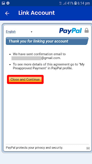 paypal account linked to gcash