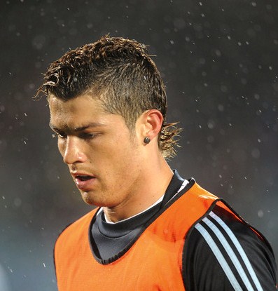 Design on Football Stars  Cristiano Ronaldo Hairstyle 2012
