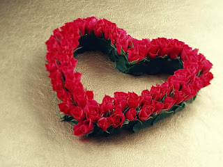 Heart From Flowers wallpaper