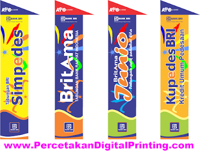 Contoh Desain UMBUL UMBUL Dari Percetakan Digital Printing Terdekat