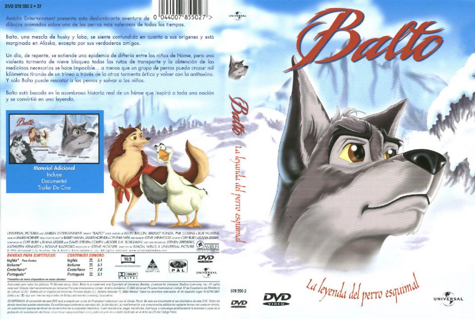 Balto 1 (1995) Peliculas Mundo