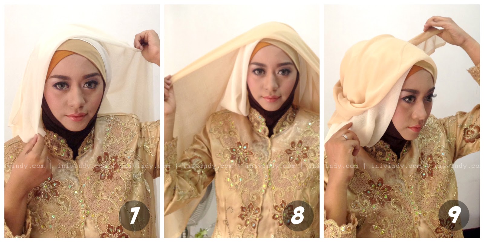 29 Gambar Lengkap Tutorial Hijab Indonesia Pashmina Wardah Untuk Anda