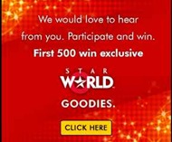 Indian freebies to win goodies bag from star worl