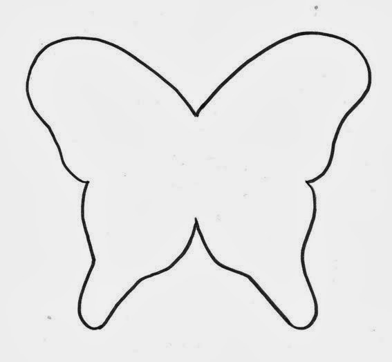 Schmetterling Mobile (Schablone)