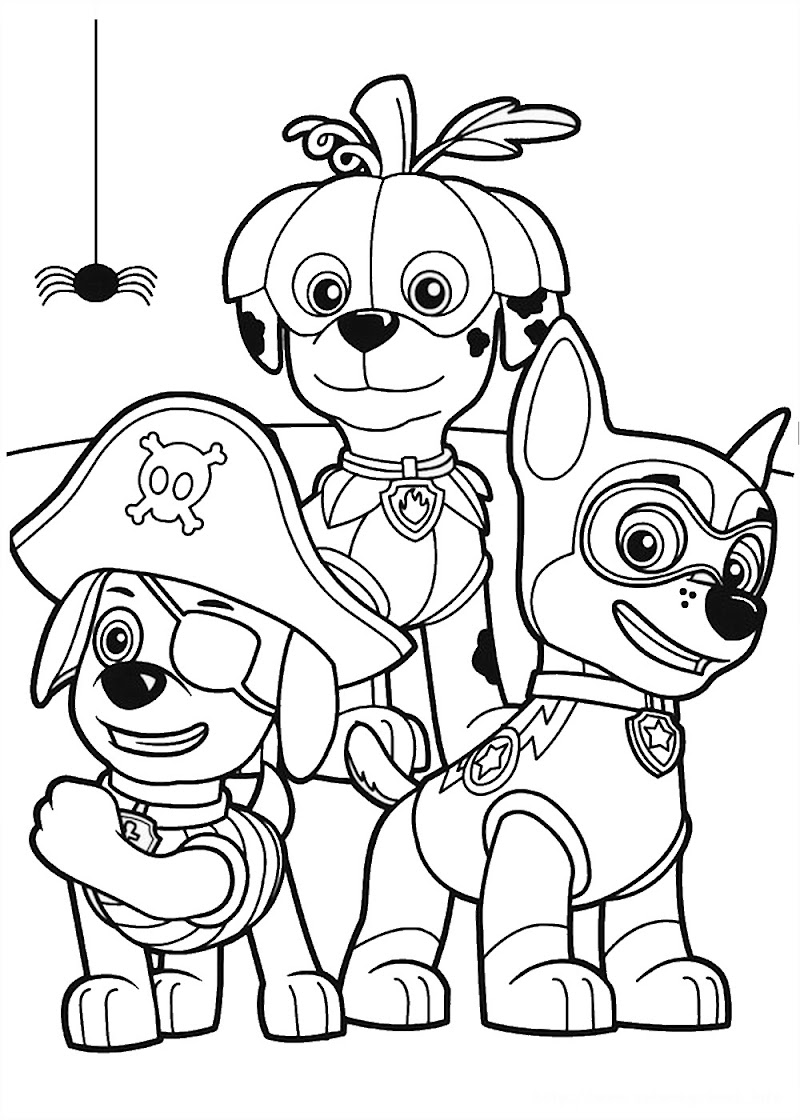 44+ Nick Jr Paw Patrol Printable Coloring Pages, Coloring Pages Ideas!