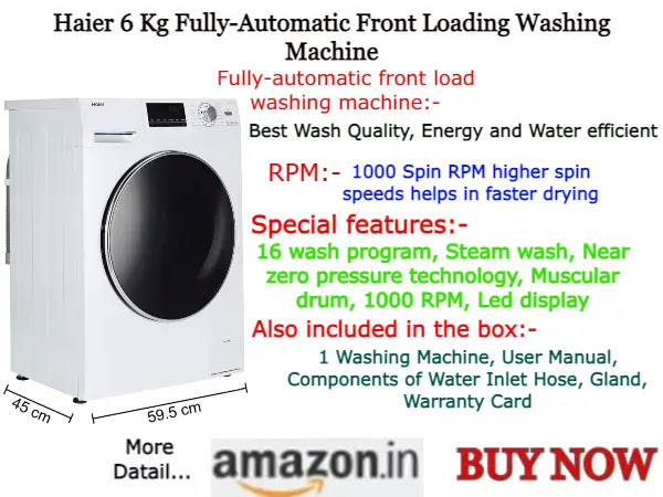 Haier Washing Machine Price in India / Best Price