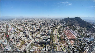 Santiago, Chile, Chili, Gran Torre, Costanera, Cerro San Cristobal