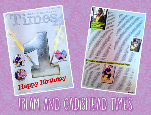 Header image incorporating the front cover of the latest issue of the Irlam & Cadishead Times and my articles