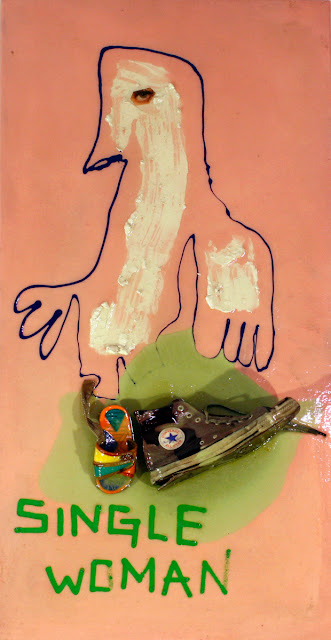 Kris Kind 2009, Single woman, 120 x 60cm