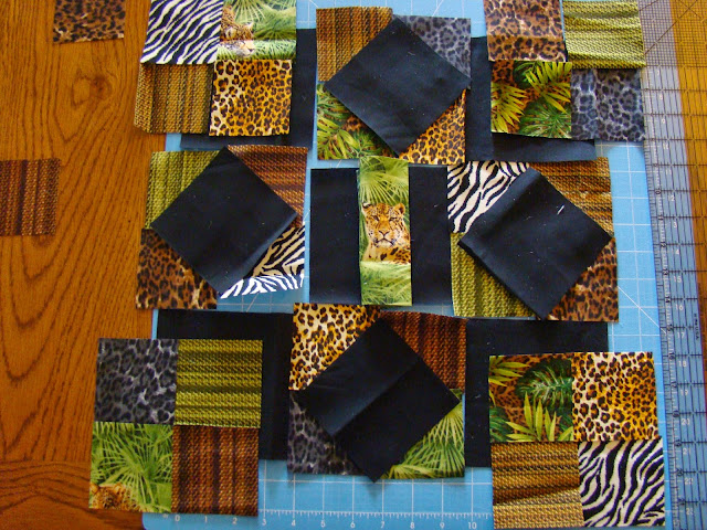 Windham Jungle Minis mini quilt