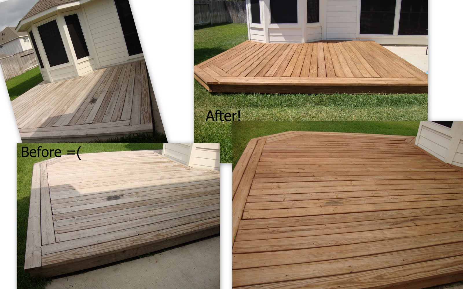 Lady Kay's Kitchen: Eco-Friendly Non-Toxic Deck Stain: TimberSoy ...