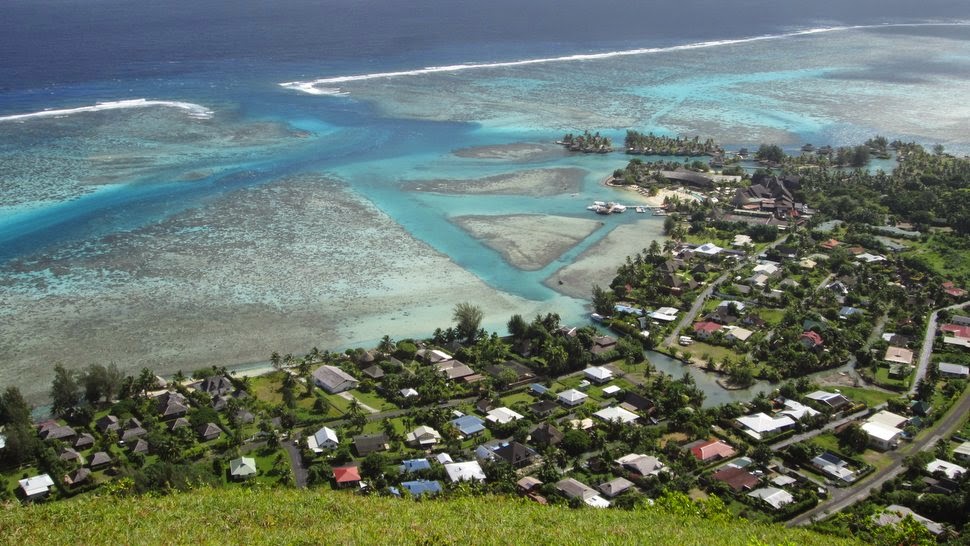 District de Tiahura à Moorea - Polynésie