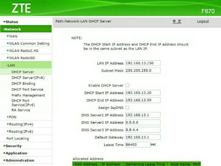Setting Modem ZTE F670 Sebagai Access Point Wifi Voucheran