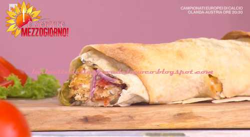 Super wrap da spiaggia ricetta Simone Buzzi