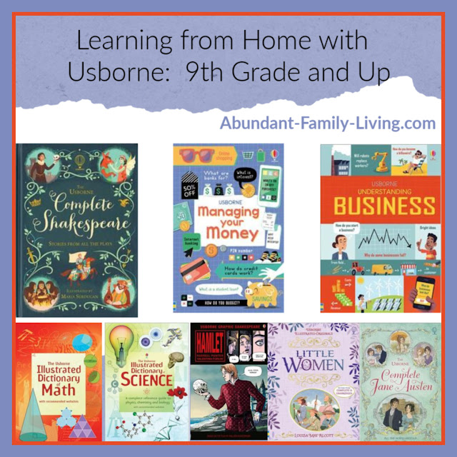 Learning from Home with Usborne - 9th Grade and Up