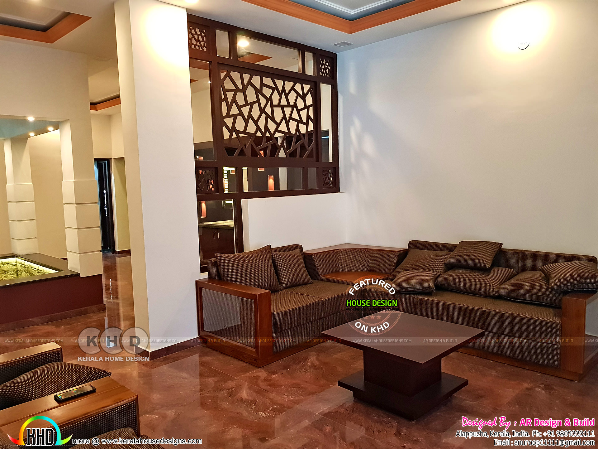 Furnished interior designs in Kerala Kerala home design