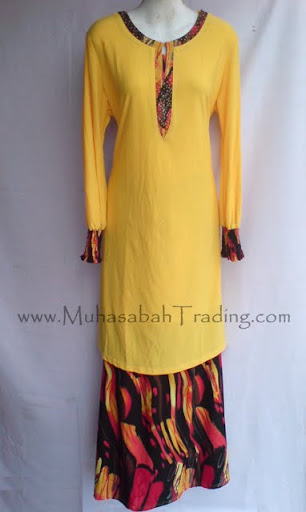  Baju  Kurung  Baju  Muslimah BKT006 Koleksi fesyen baju  